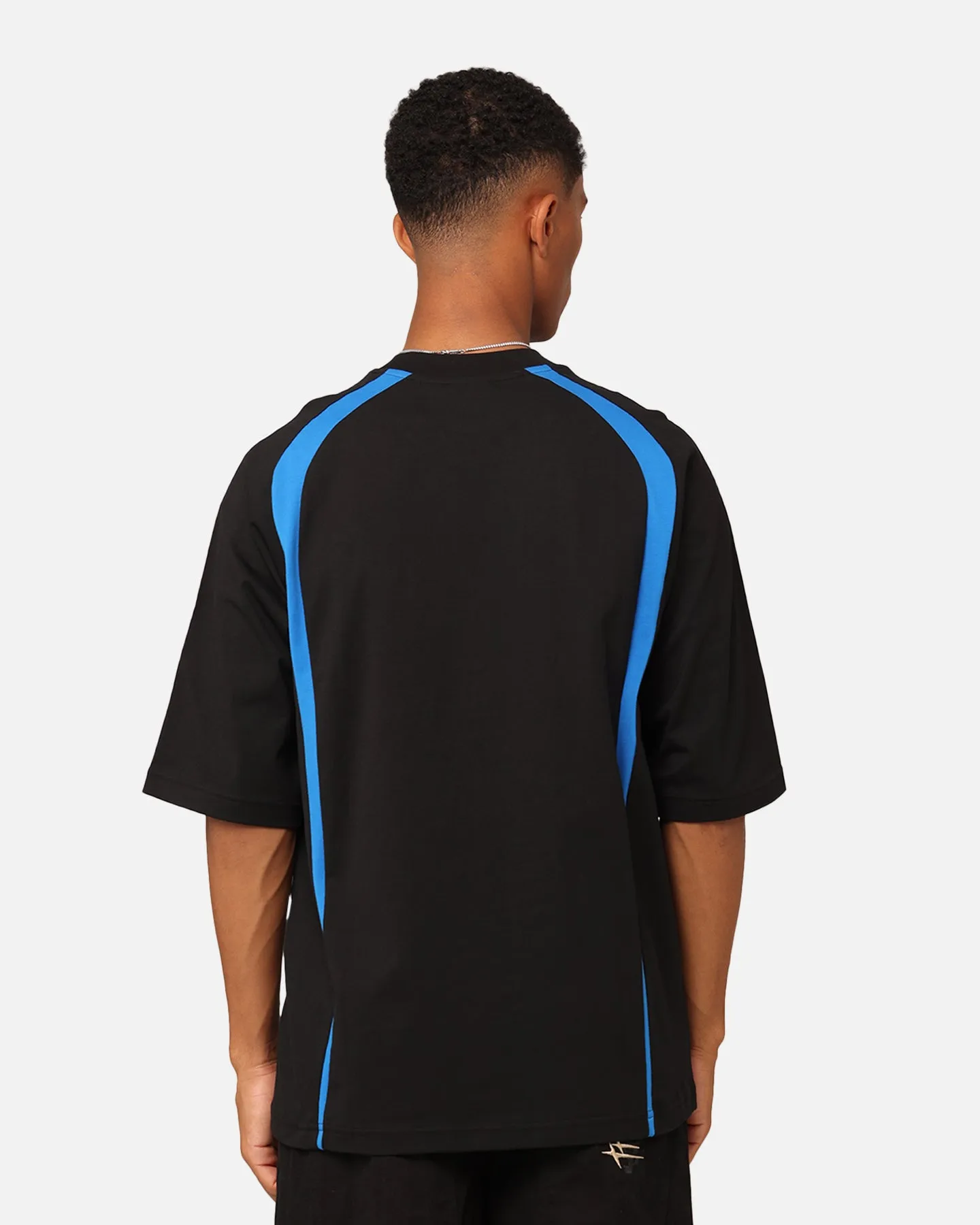 Adidas Oversized T-Shirt Black Polka Dot Pattern Sporty Appeal