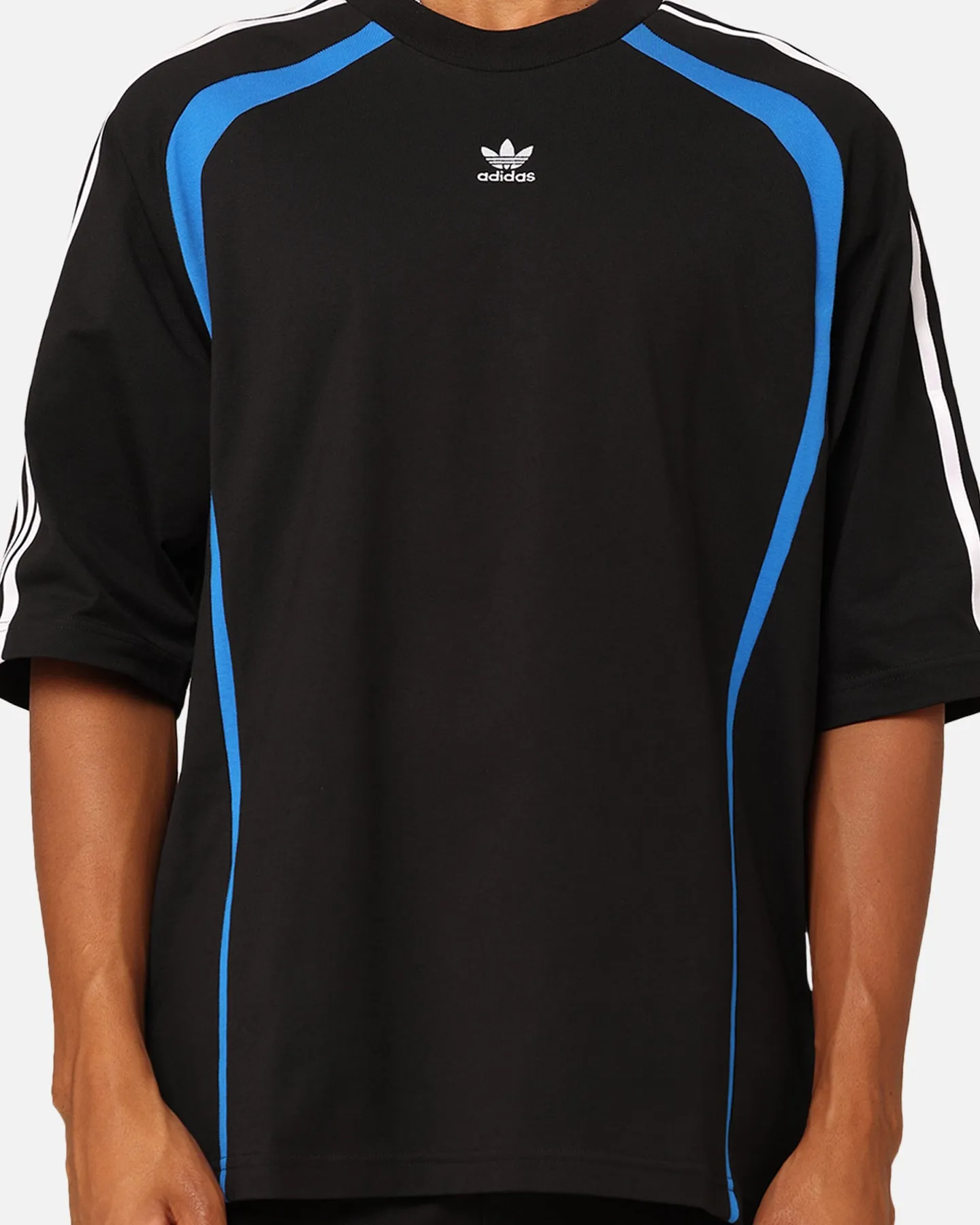Ultimate Fit LayeredSleeveConstruction Adidas Oversized T-Shirt Black