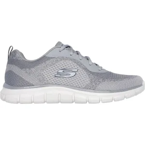 Skechers Mens Track Glendor Shoe Grey Ocean Walk Seamless Fit Outdoor Explorers