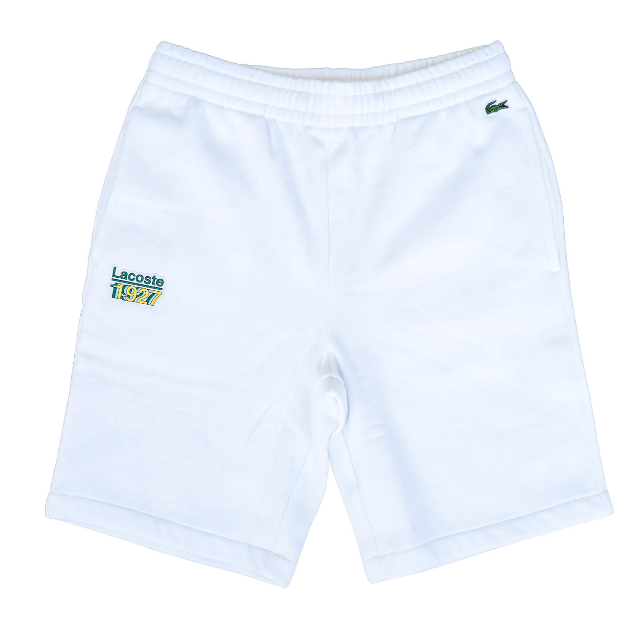 Sun Beam Lacoste 1927 Cotton Shorts (White)