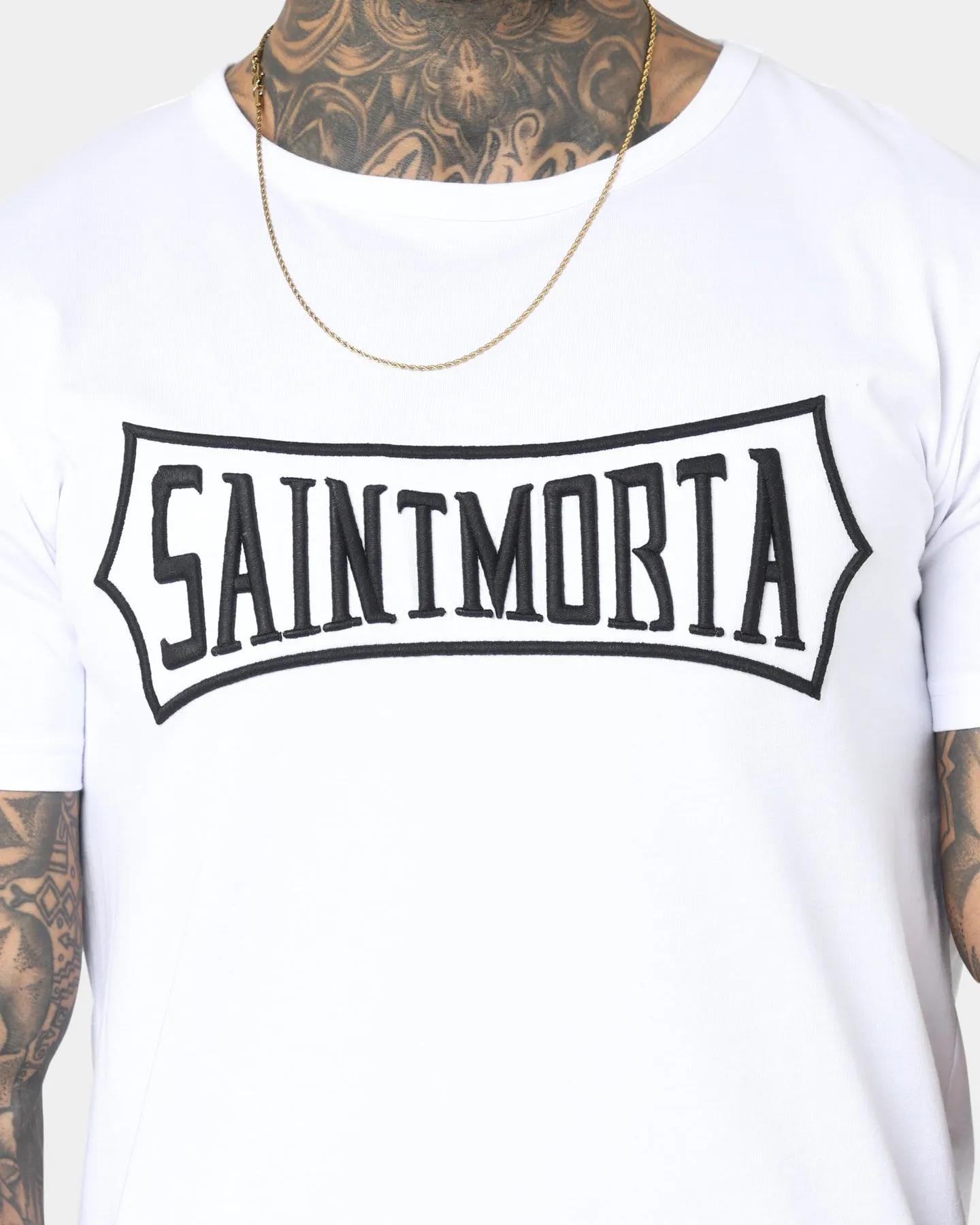 Saint Morta Ceremony El Duplo T-Shirt White/Black Short sleeved breeziness
