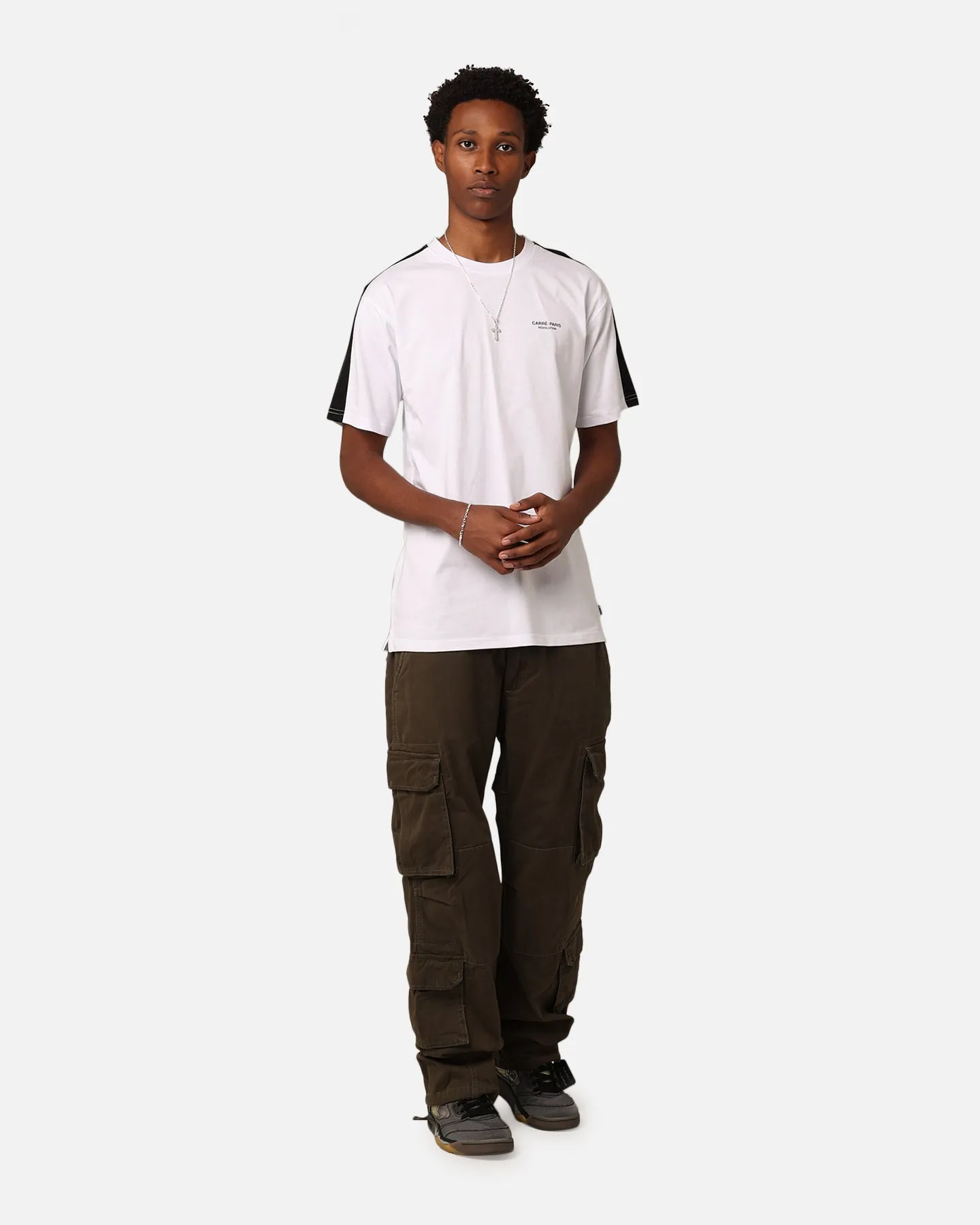 Chic Design Fresh and Cool Carre Most High T-Shirt White/Black