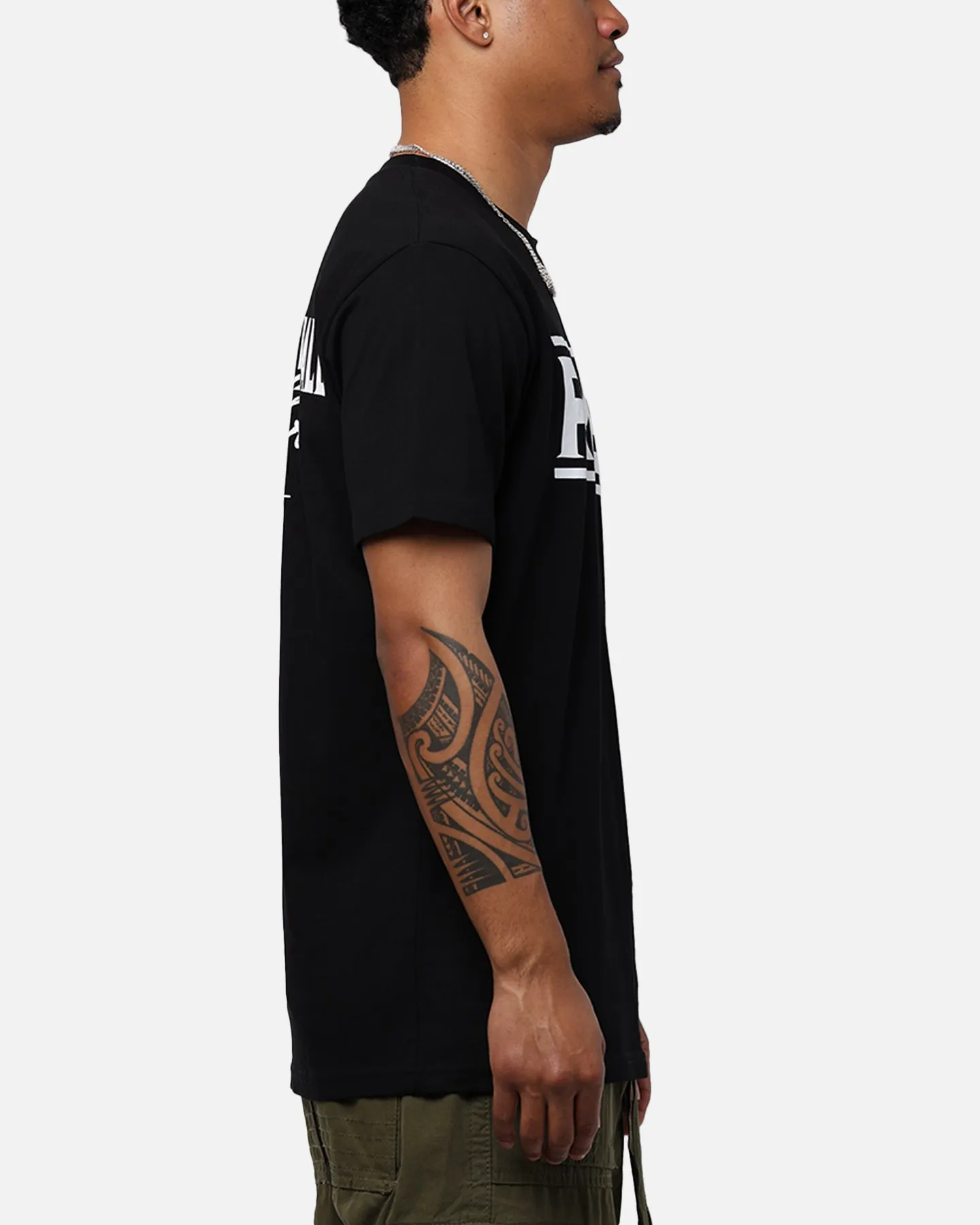 Summer Casual Overtime RWE T-Shirt Black