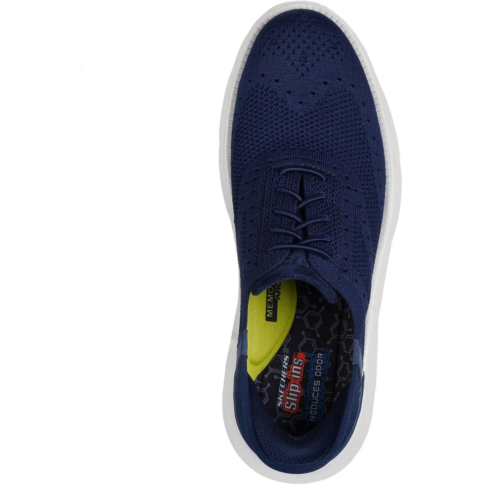 Wet Grip Skechers Mens Garza Palma Trainer Navy