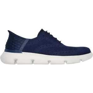 Reinforced heel Coastal vibe Skechers Mens Garza Palma Trainer Navy