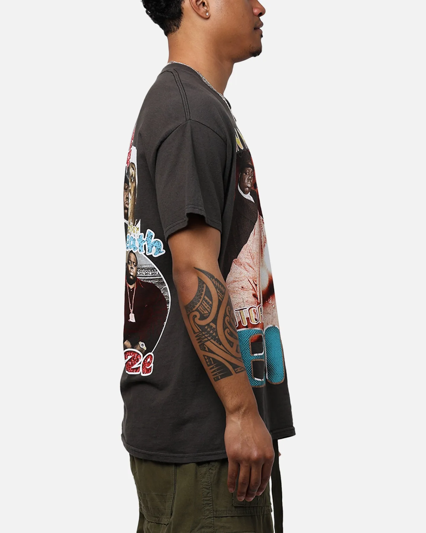 Merch Traffic Notorious BIG T-Shirt Black Comfort and Fit Sporty Appeal