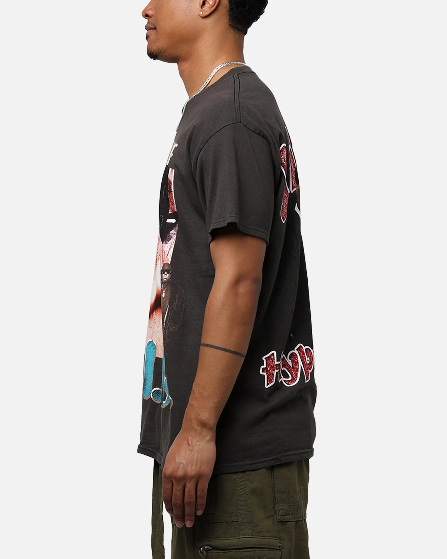 Anti Bacterial Treatment ethical Merch Traffic Notorious BIG T-Shirt Black