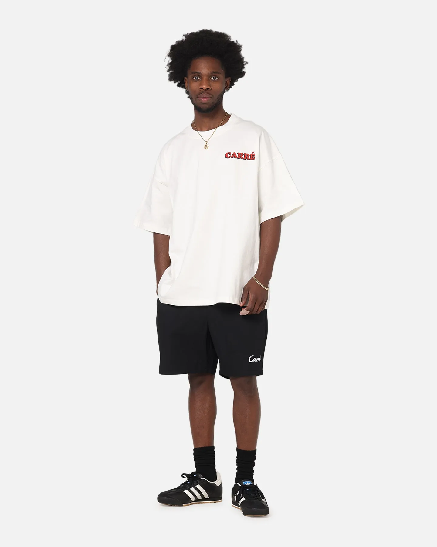 Vacation Outfit Airflow Design Carre Da Script Beach Shorts Black