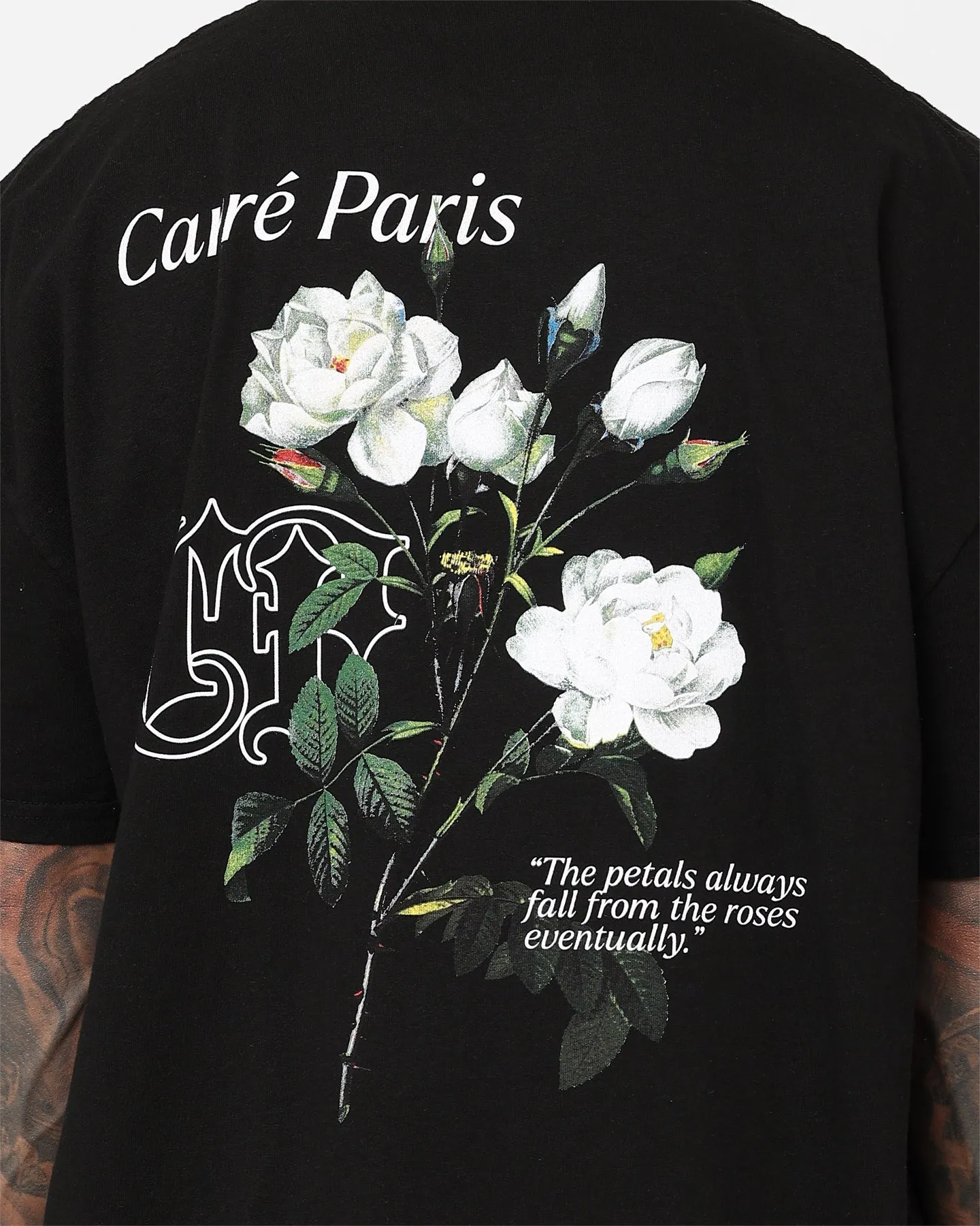 Carre Fallen Oversized T-Shirt Black Sporty Vibe