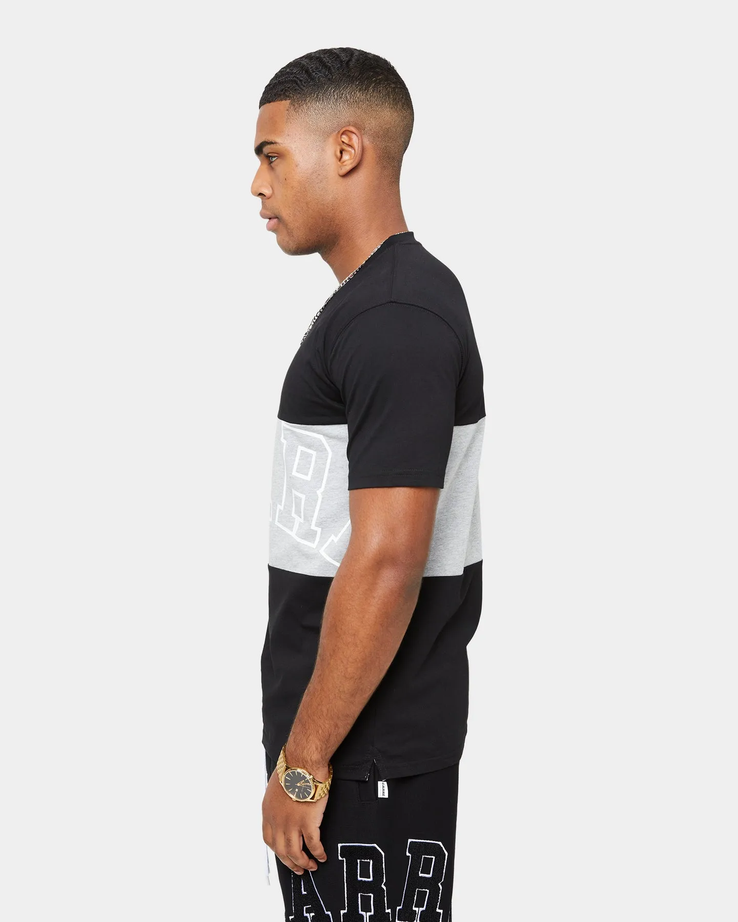 Carr?? C-Class Panel Classic Short Sleeve T-Shirt Black Fashion-Forward