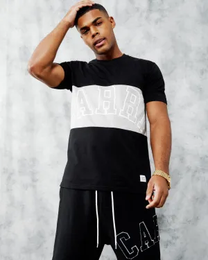 Carr?? C-Class Panel Classic Short Sleeve T-Shirt Black Active Essentials Minimalist Stitching