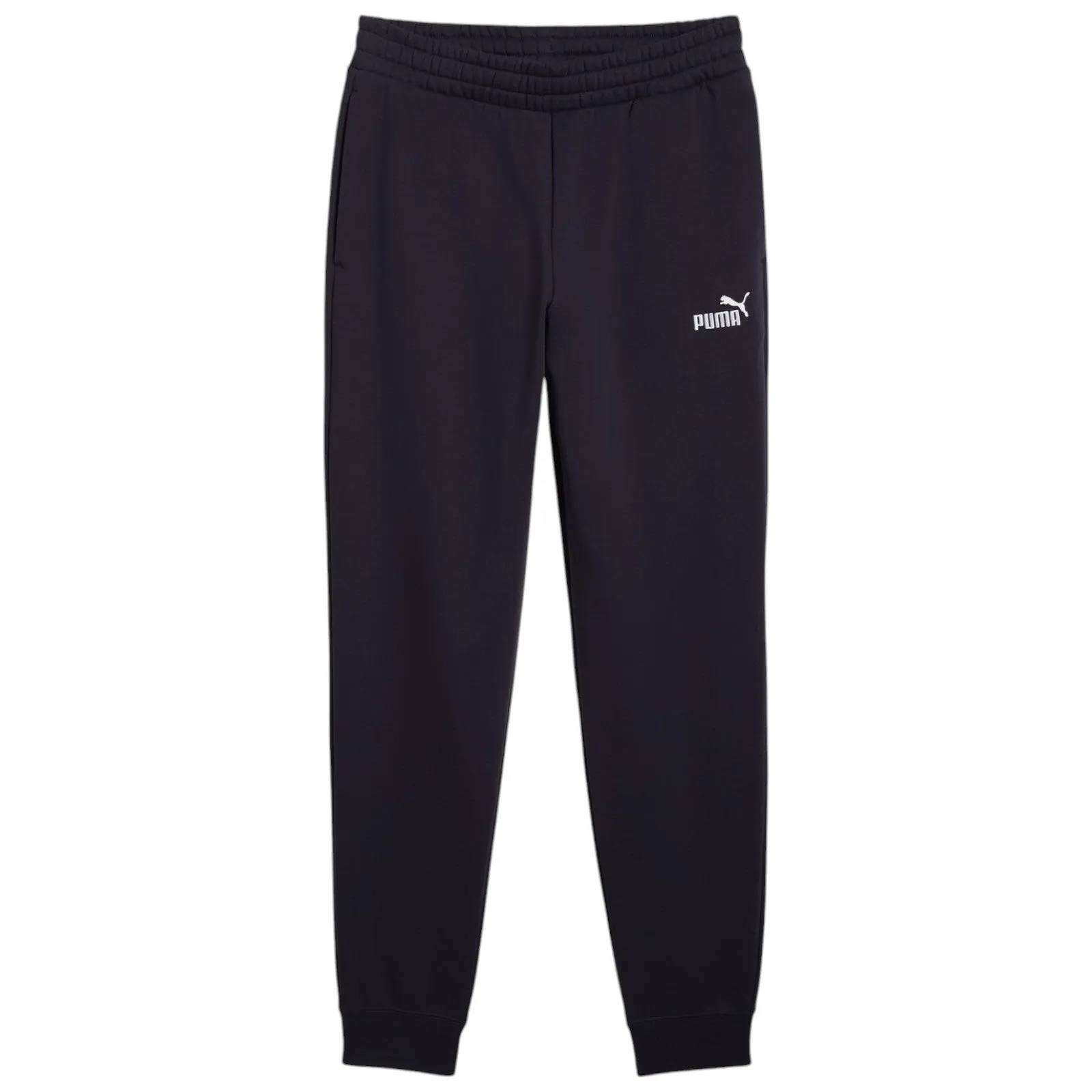 Puma Essentials No. 1 Logo Mens Medium-Rise Fleece Sweatpants Quick Release Hem Adjusters Powerful Grip