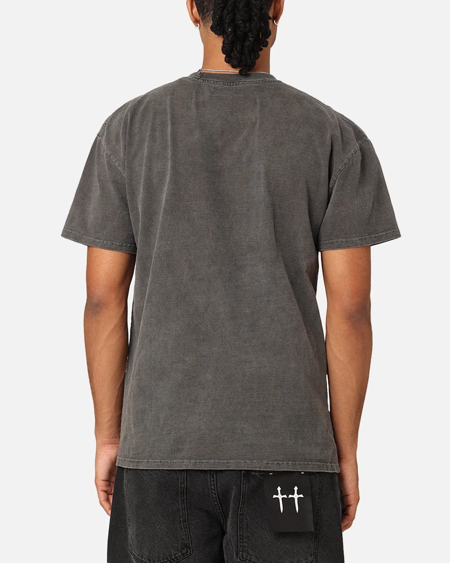 Elderly Comfort Cozy and Light Goat Crew X Dune Tyranny Heavyweight T-Shirt Black Wash