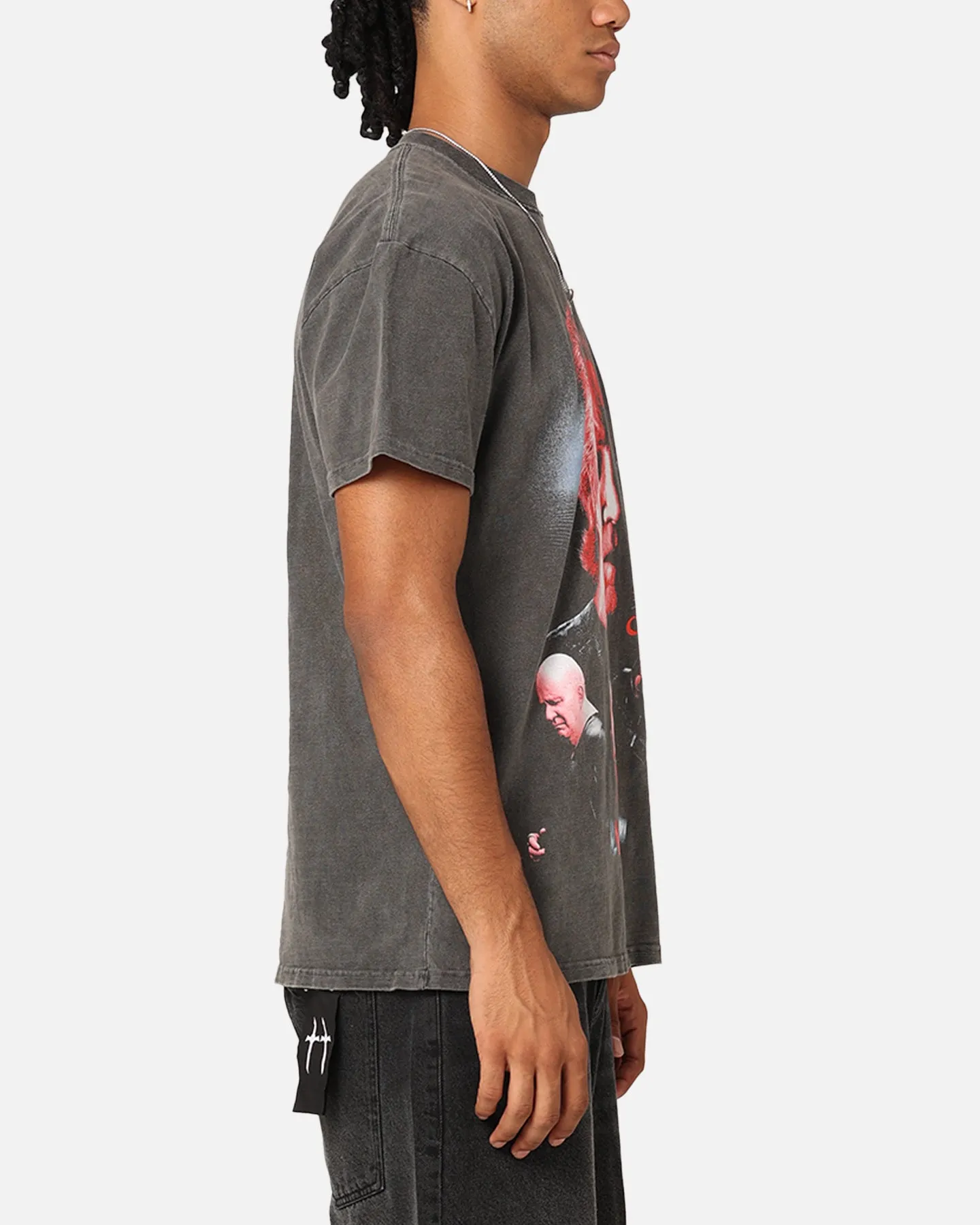 Goat Crew X Dune Tyranny Heavyweight T-Shirt Black Wash Street Trend Look Wrinkle Resistant Texture