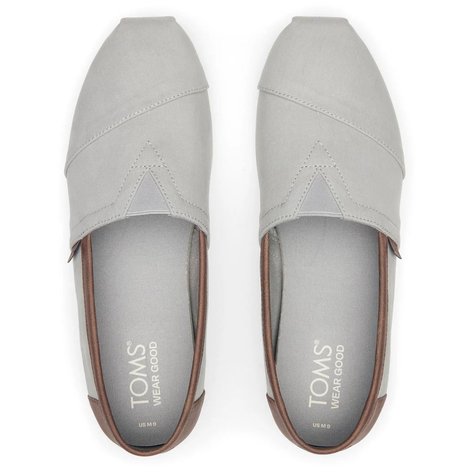 Club Edge Anti Bacterial TOMS Mens Alpargata 3.0 Shoe Drizzle Grey