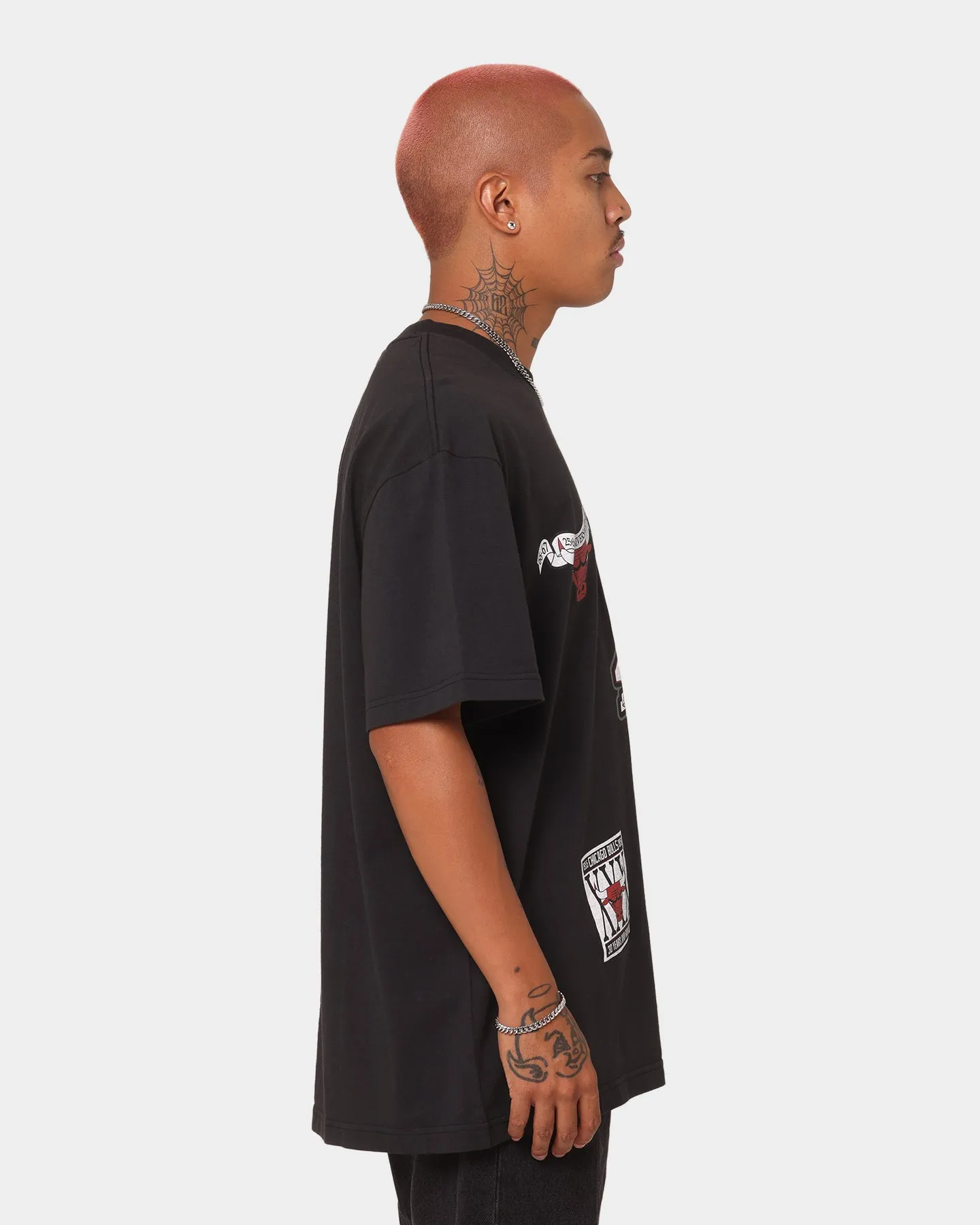 Mitchell & Ness Chicago Bulls Flight T-Shirt Black Outdoor Sports