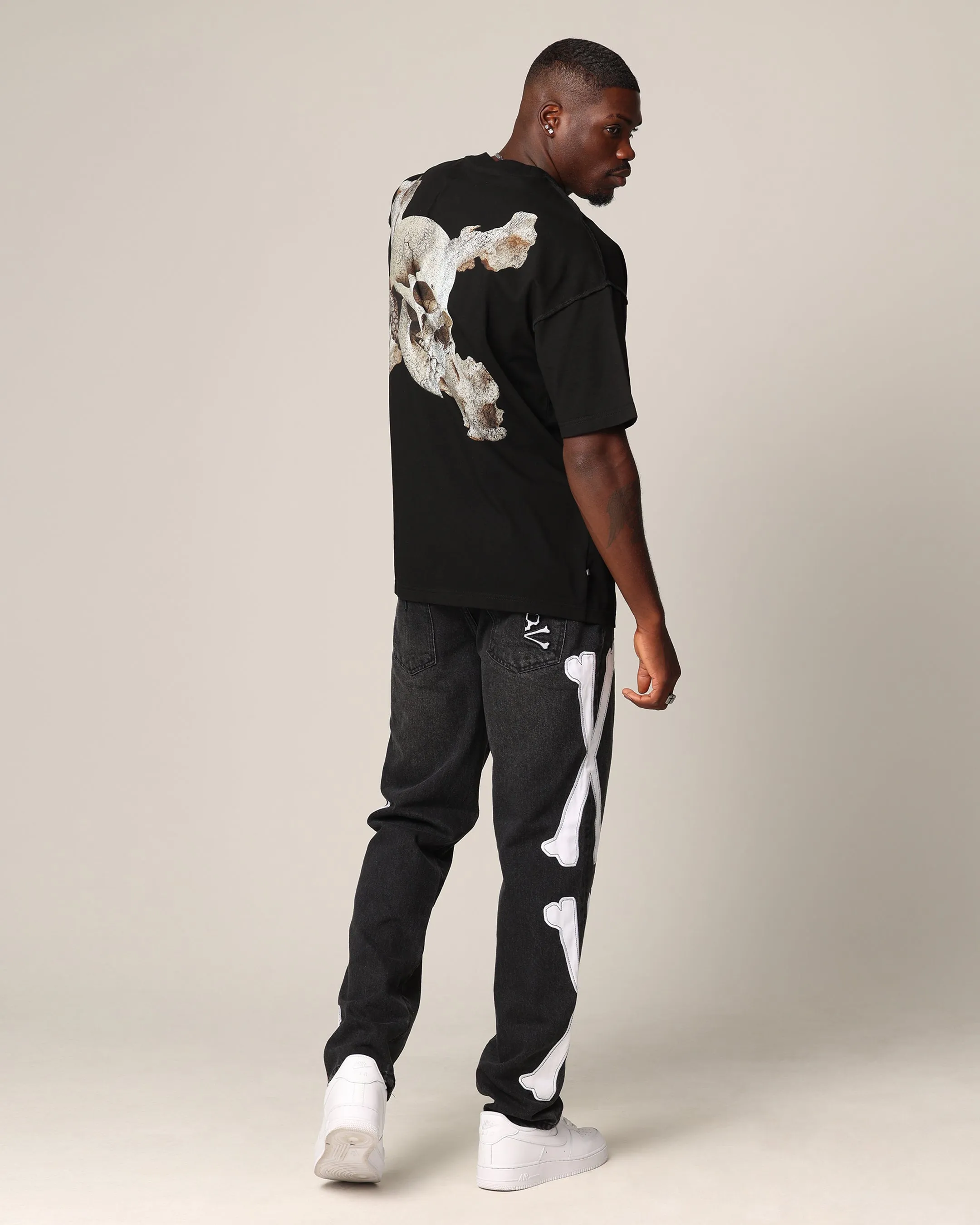 Stylish Saint Morta Corpus Boxy T-Shirt Black