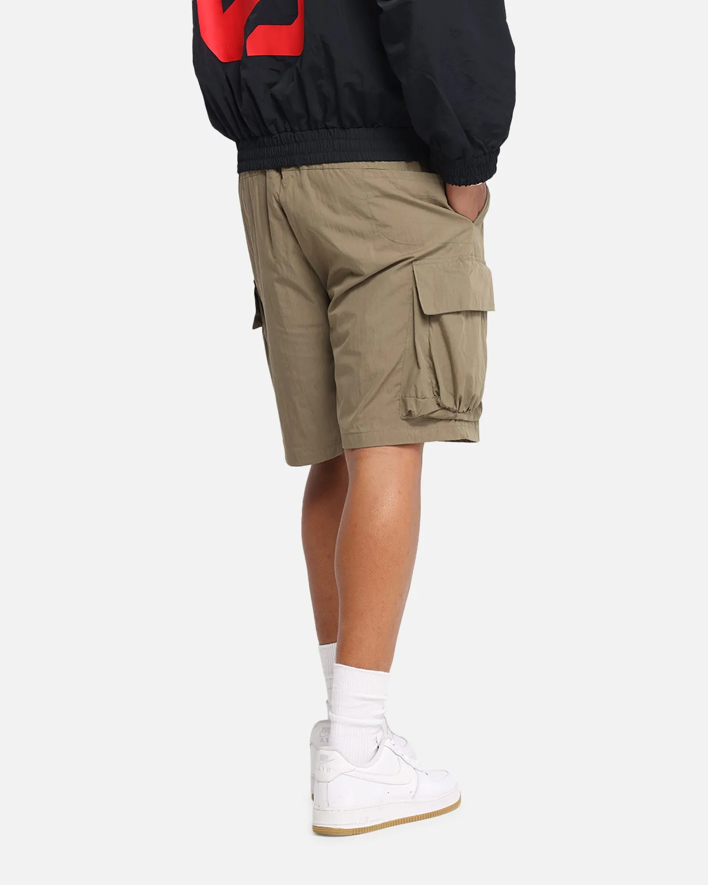Adjustable Waist soccer uniform The Anti Order Anti Military Cargo Shorts Dark Taupe