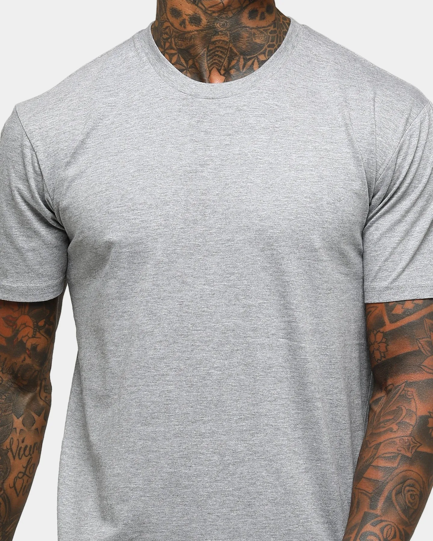 AS Colour Plain Staple T-Shirt Grey Street Smart