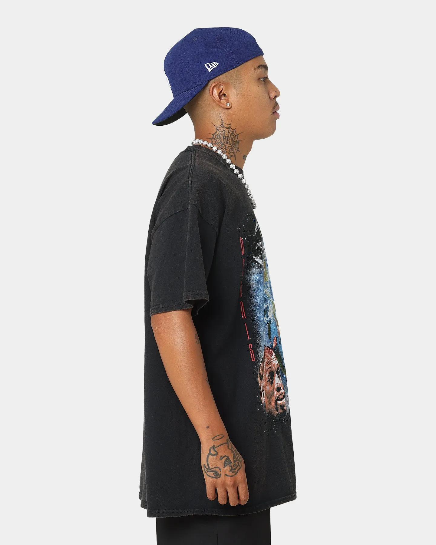 Rodman Brand Astro Head Vintage T-Shirt Black Wash Day-to-Day Comfort