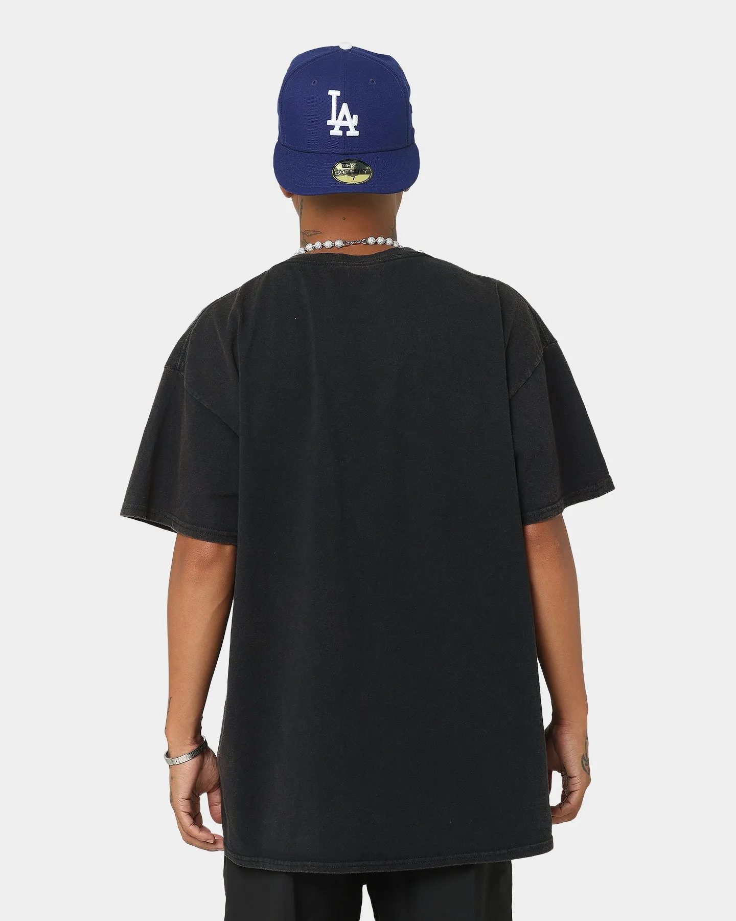Rodman Brand Astro Head Vintage T-Shirt Black Wash UPF Rated Fabric