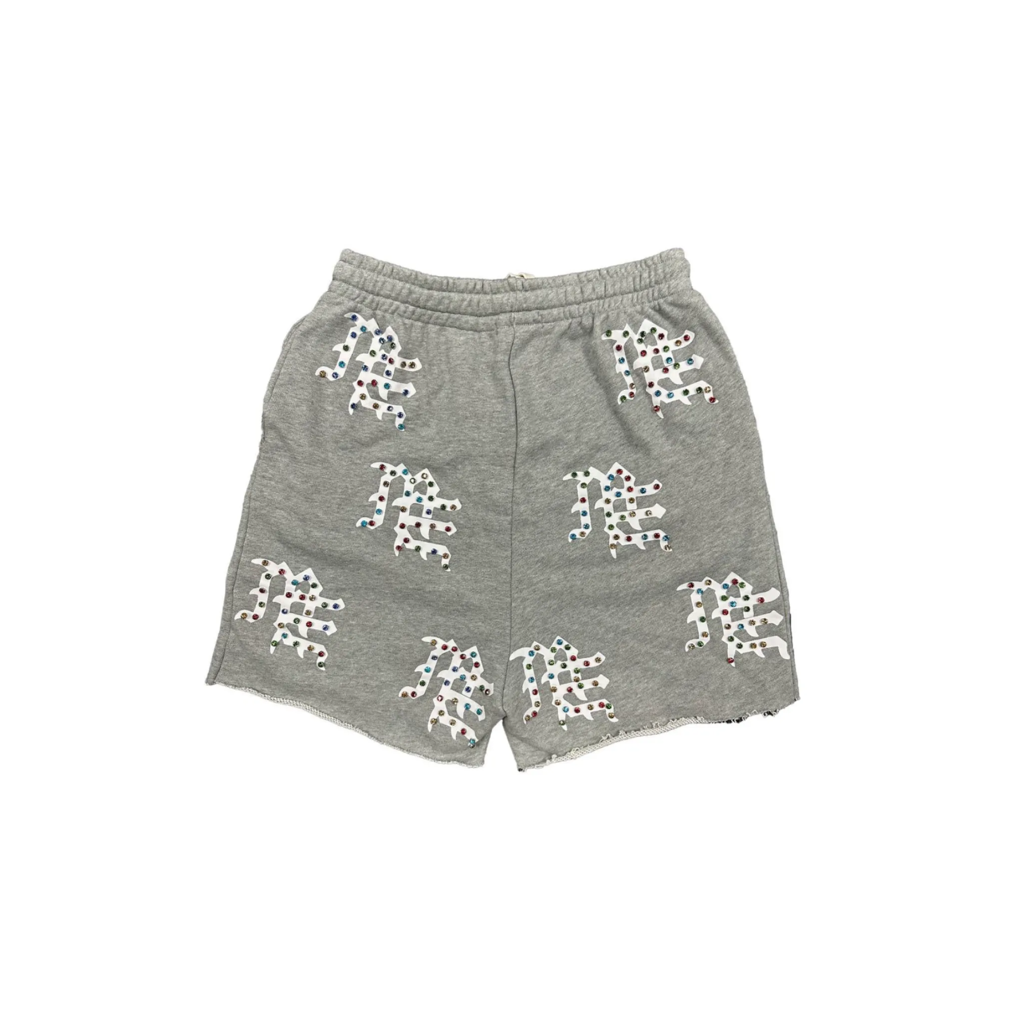 Mixed Emotion Grey "ME" Shorts Relaxed Fit