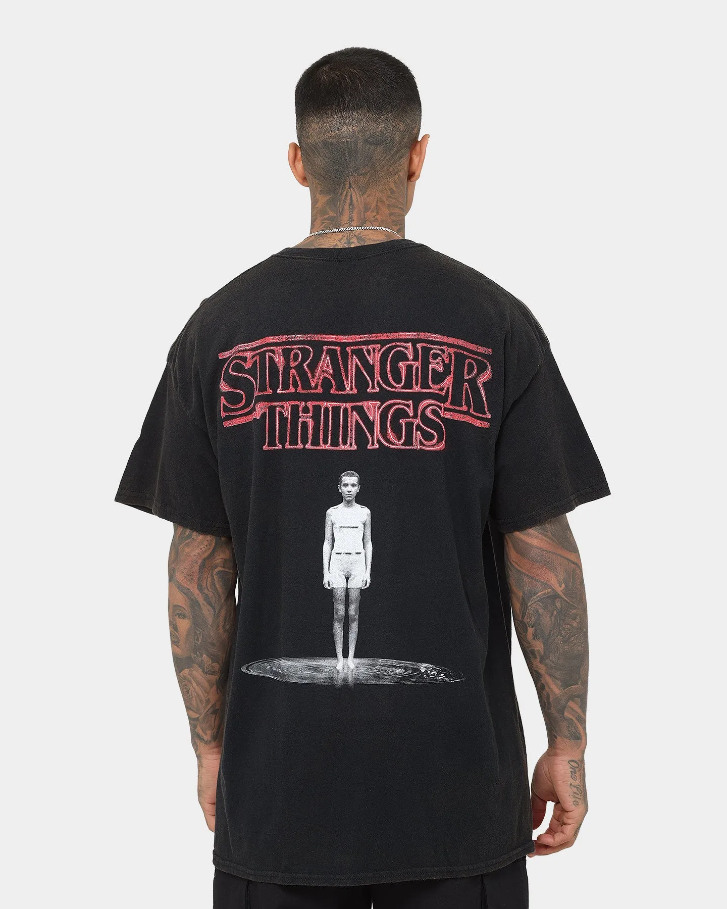 Goat Crew X Stranger Things Eleven Premium Vintage T-Shirt Black Wash Easter