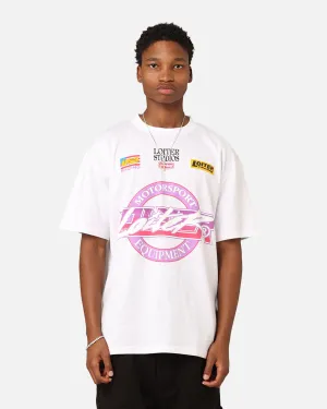 Loiter Motorsport T-Shirt White Relaxed Fit Chic And Comfortable
