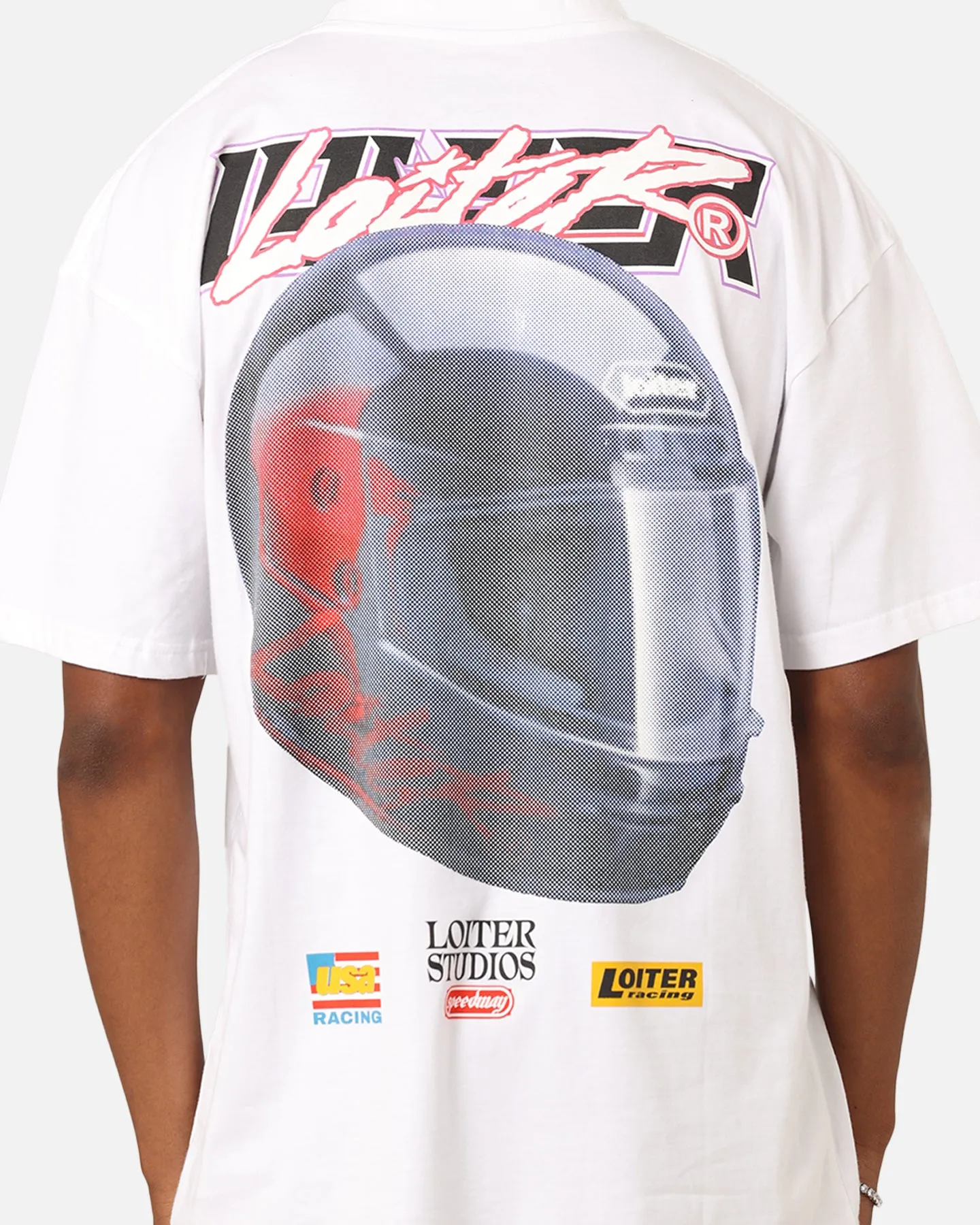 Summer Favorite Chilly Wear Loiter Motorsport T-Shirt White