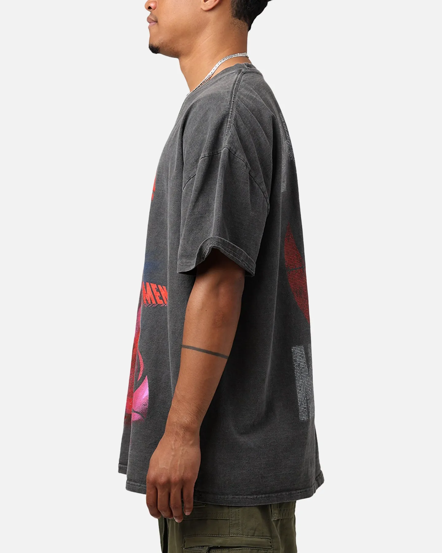 Anti Pilling Treatment Marvel X-Men Sentinel Heavyweight T-Shirt Black Wash