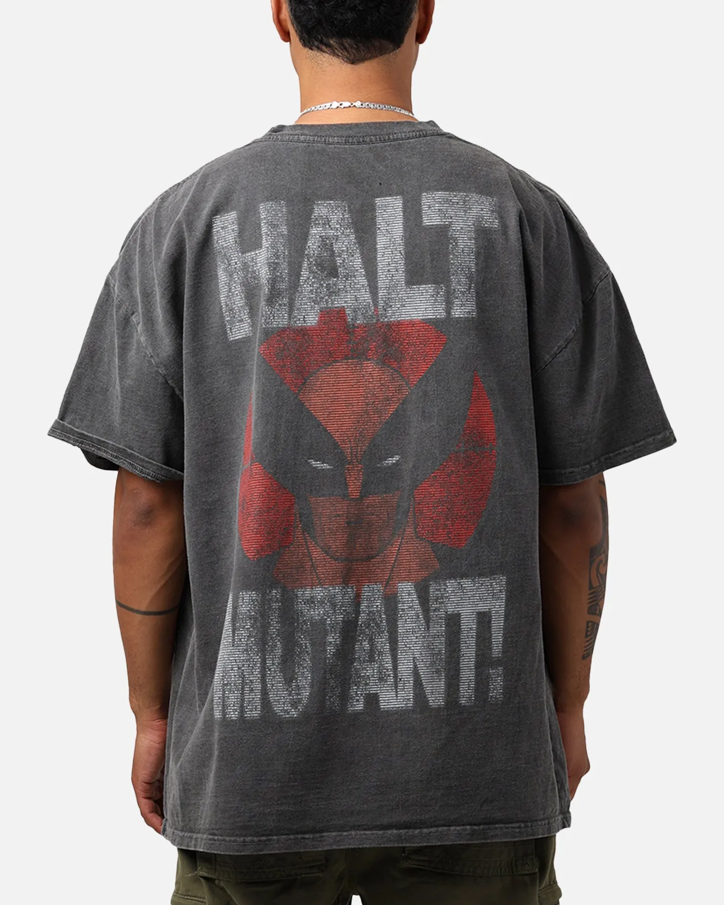 Holiday Trend Easy Look Marvel X-Men Sentinel Heavyweight T-Shirt Black Wash