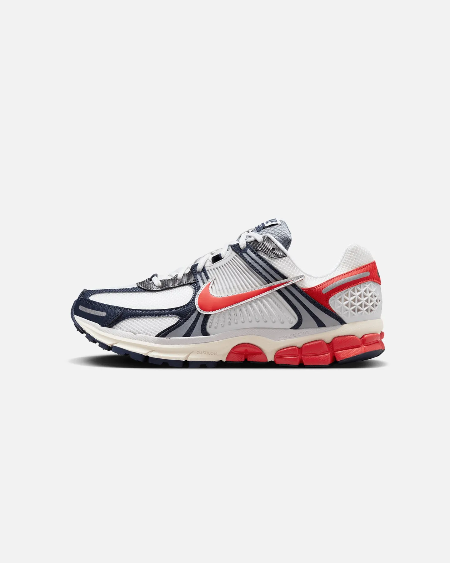 Nike Zoom Vomero 5 Photon Dust/Picante Red Elastic laces