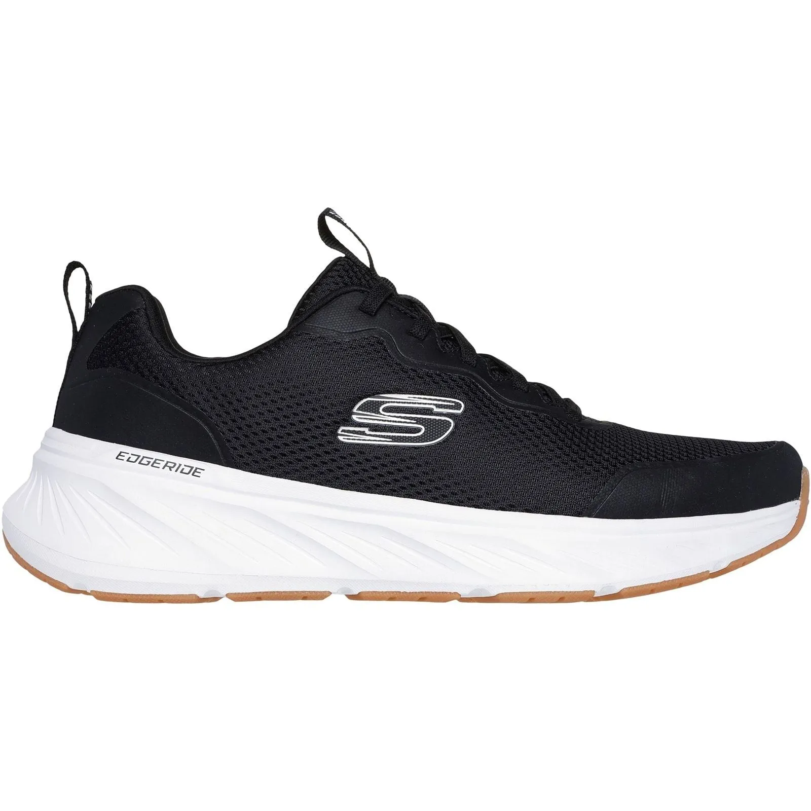Ice Grip Orthotic Ready Footbed Skechers Mens Edgeride Rekze Shoe Black/White