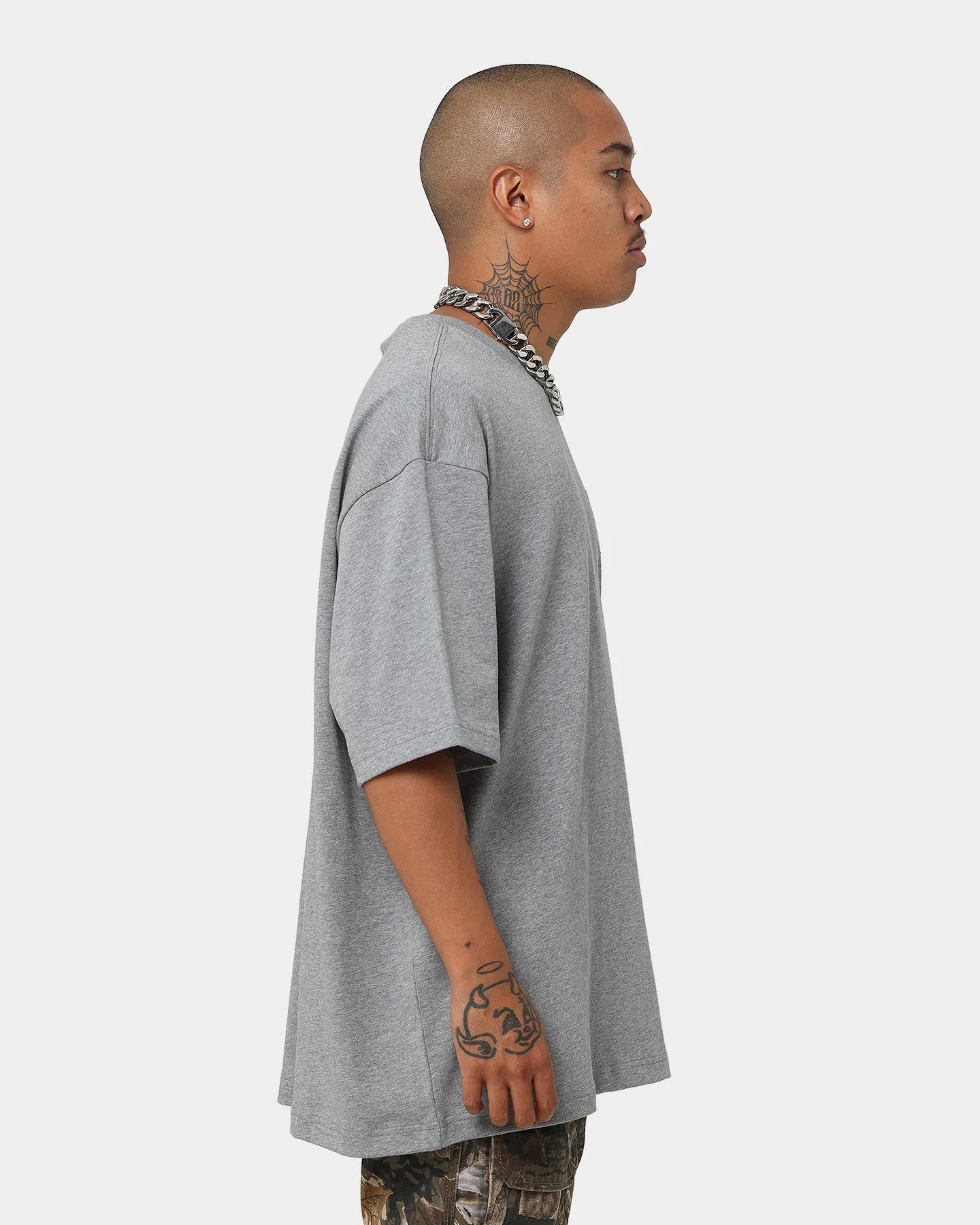 Jordan Flight Essential Oversized T-Shirt Carbon Heather Scoop neck femininity Everyday Outfit