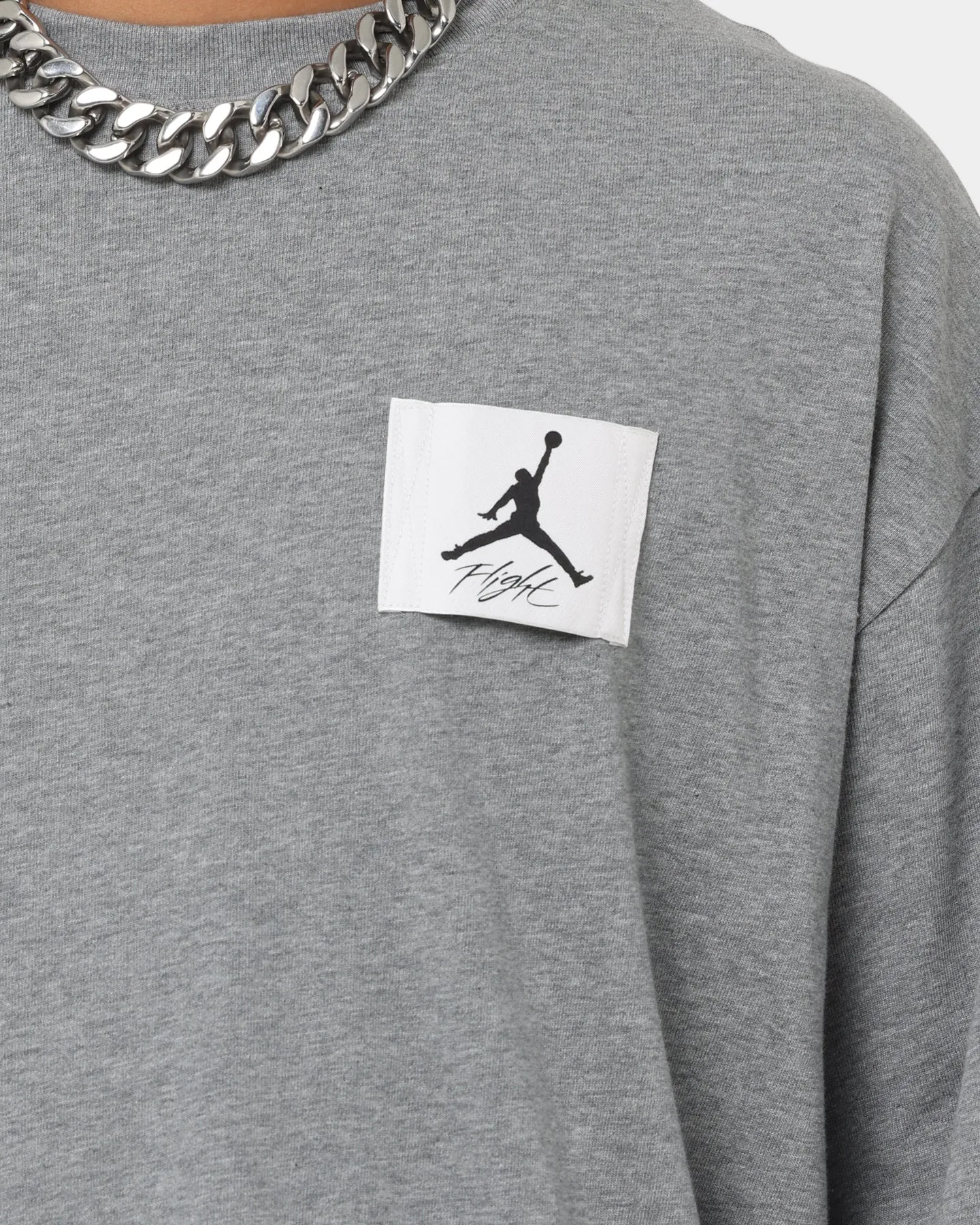 Jordan Flight Essential Oversized T-Shirt Carbon Heather Retro nostalgia