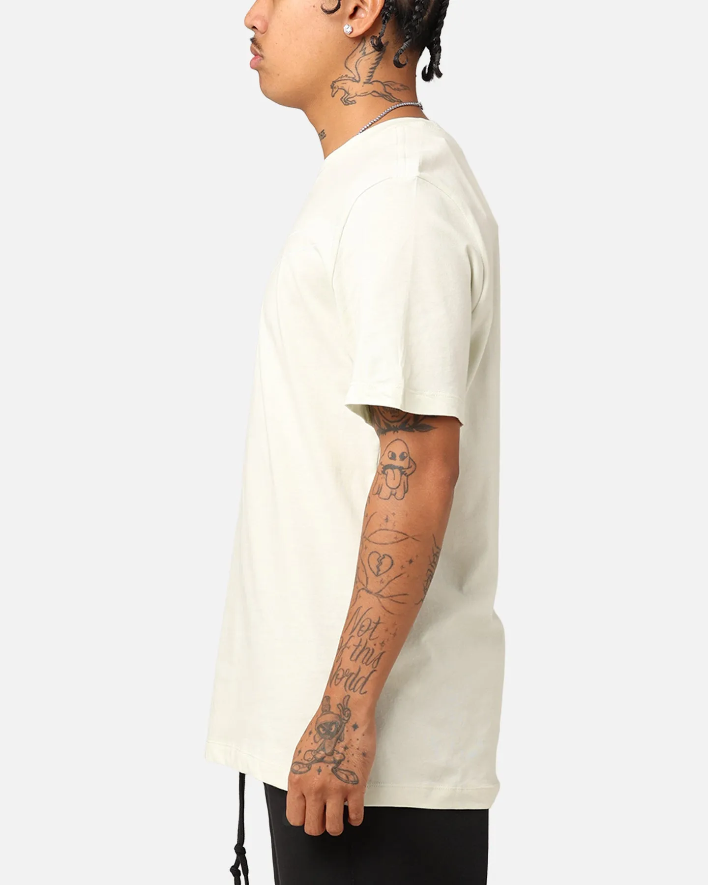 Yoga flexibility Fashionable Wear Nike Sportswear Liberty Big Swoosh T-Shirt Sea Glass