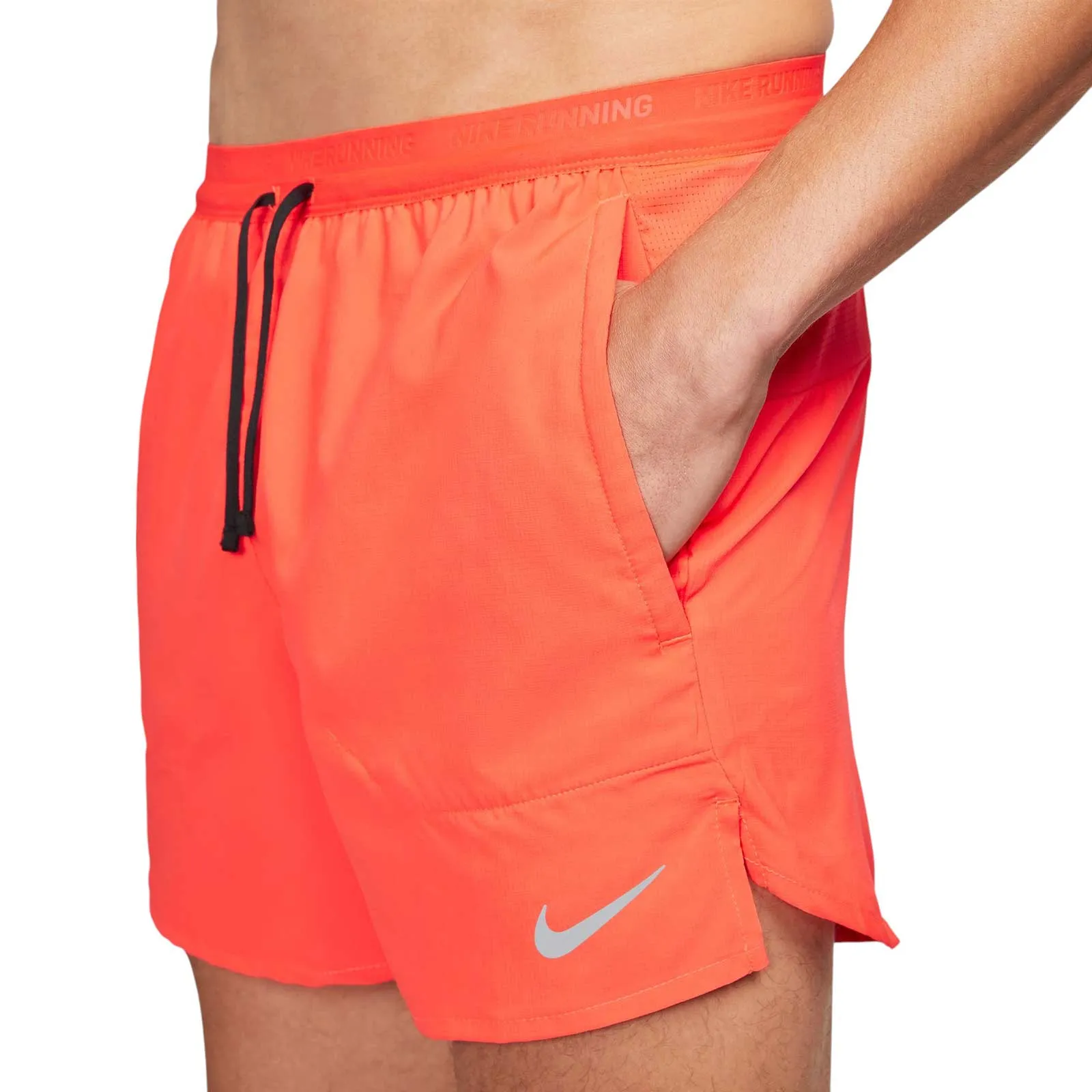 Nike Stride Mens Dri-FIT 5" Brief-Lined Running Shorts Performance Look Sports Comfort
