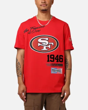 Pro Standard San Francisco 49ers Fast Lane SJ T-Shirt Red Organic Cotton