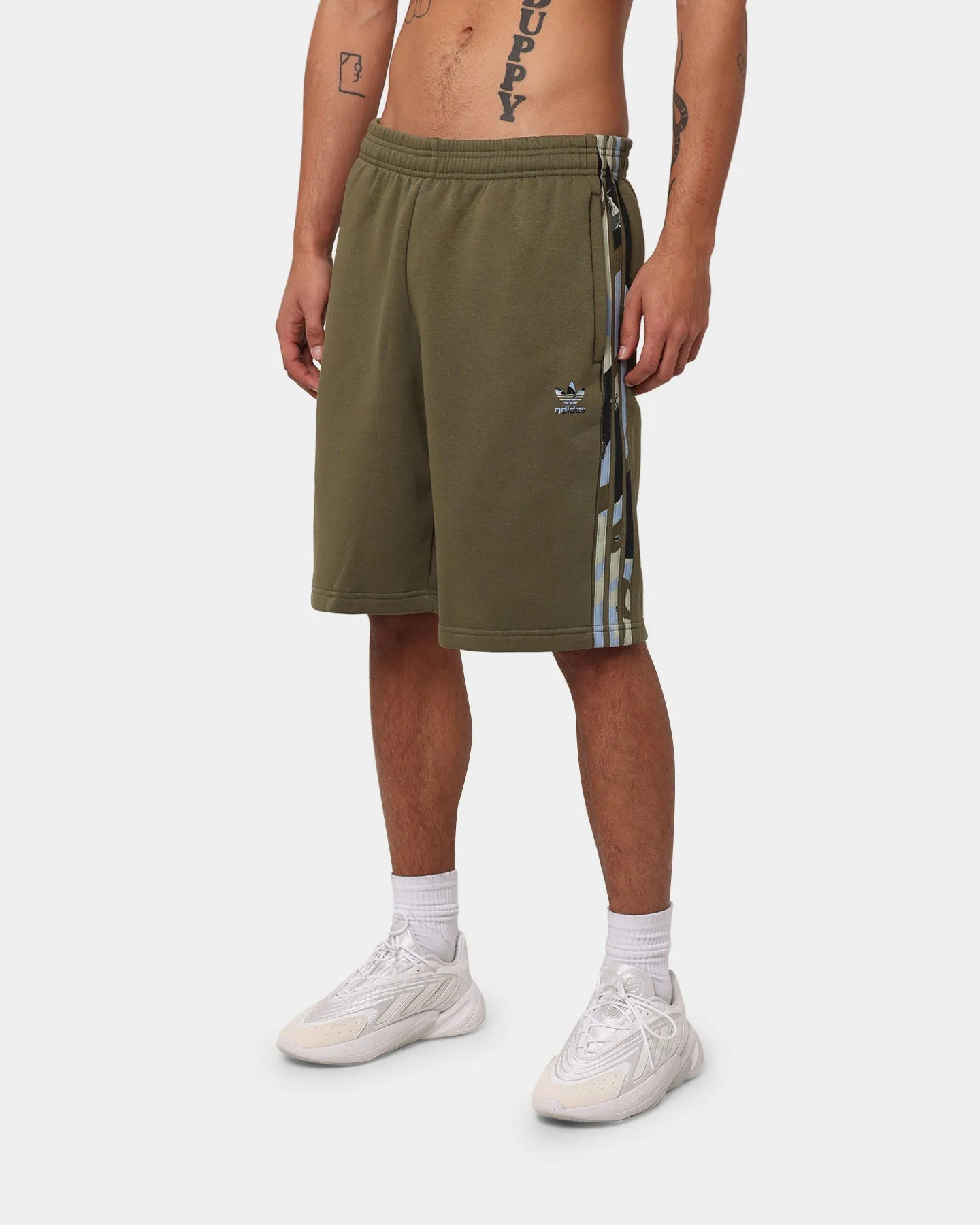 Adidas Camo Focoli Shorts Ochre All Day Wear Fit