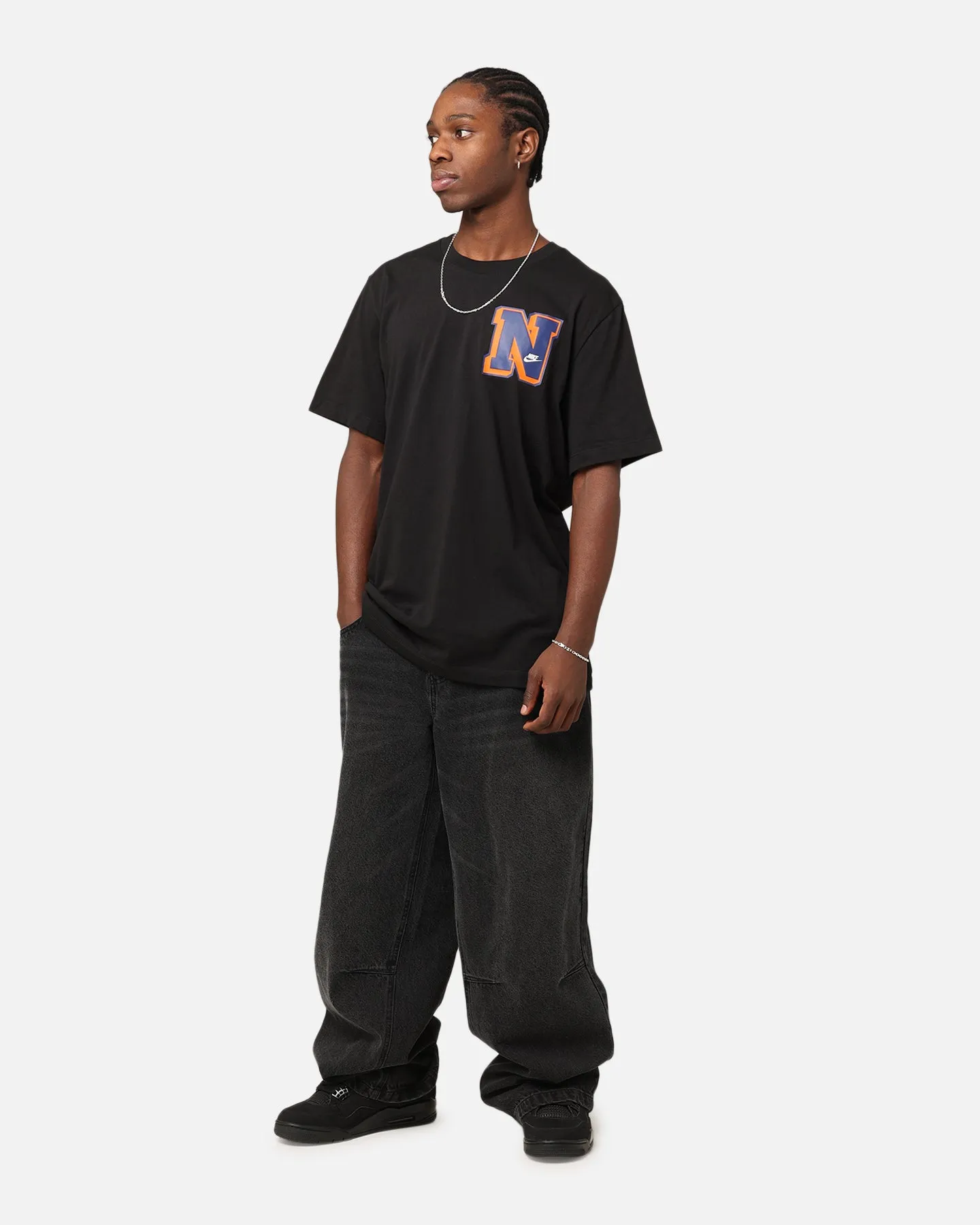 All-Season Comfort Wear Seasonal Casual Nike Sportswear Club Essential T-Shirt Black