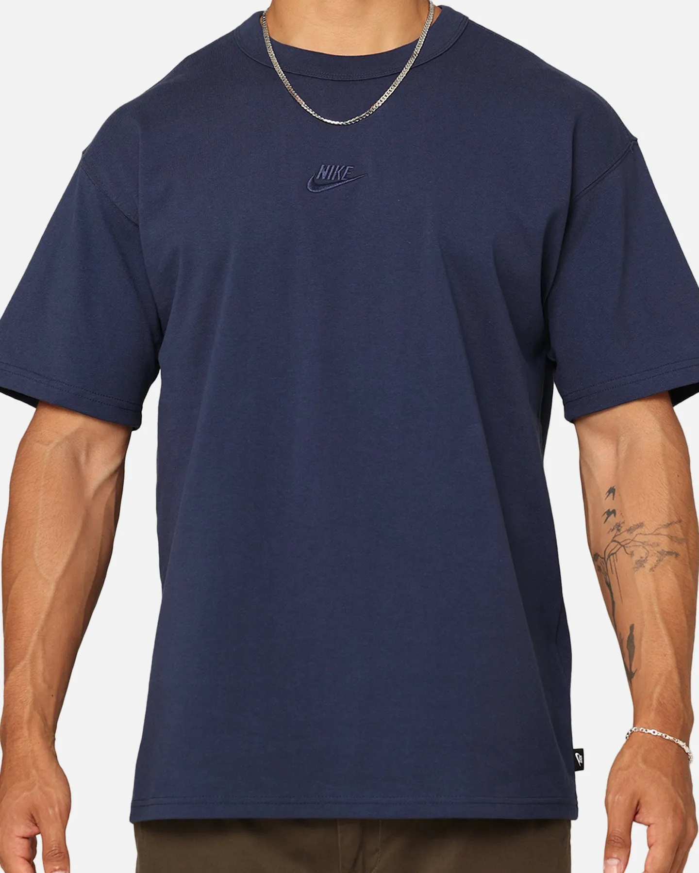 safe for skin Beach Outfit Nike Sportswear Premium Essentials Sustainable T-Shirt Midnight Navy