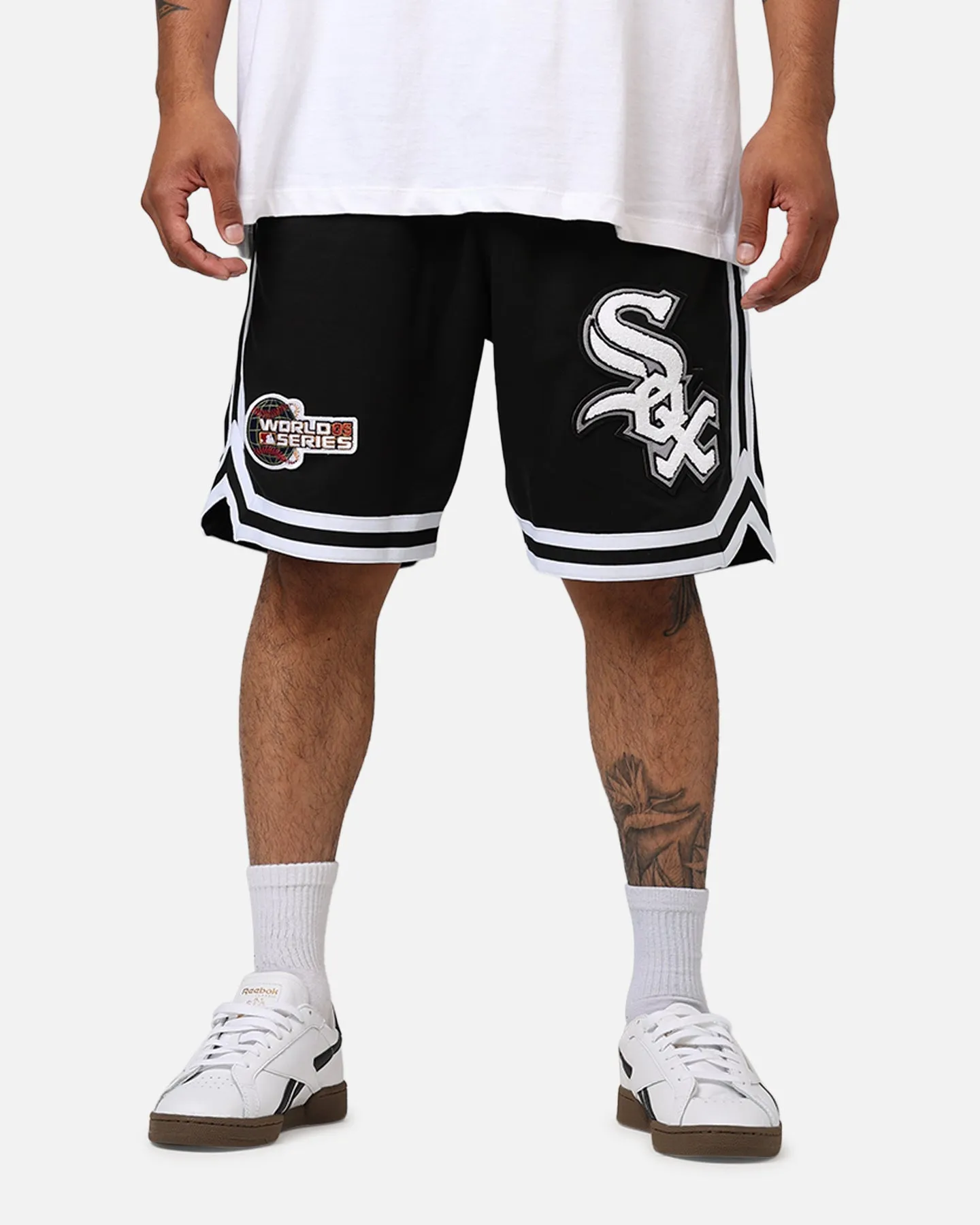 Printed design overalls New Era Chicago White Sox 'Logo Select Official Team Colors' Shorts OTC
