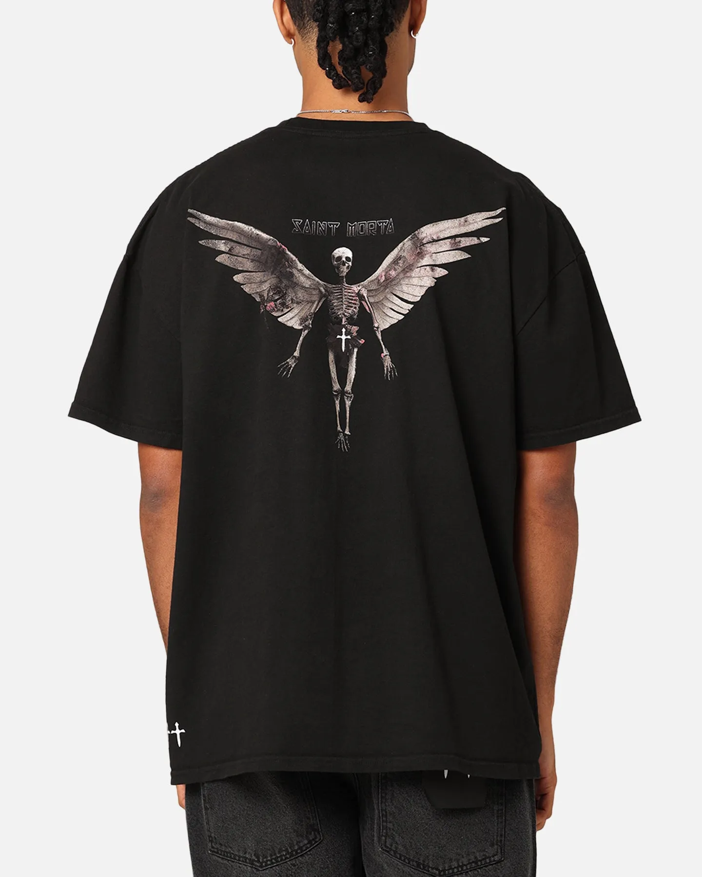 Saint Morta Momento Mori T-Shirt Black Trendy Wearable