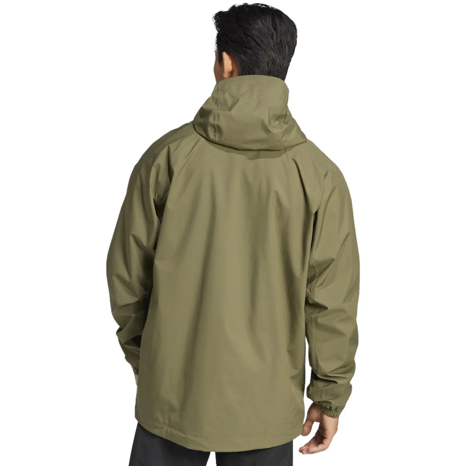 suitable for charity events adidas Multi 2-Layer Mens Hooded Rain Jacket