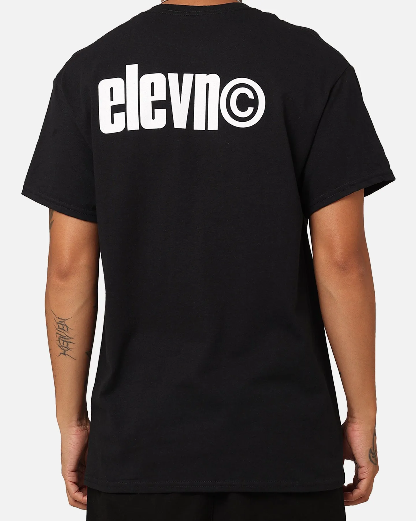 Vegan Summer Wardrobe Elevn Clothing Co Copyright T-Shirt Black