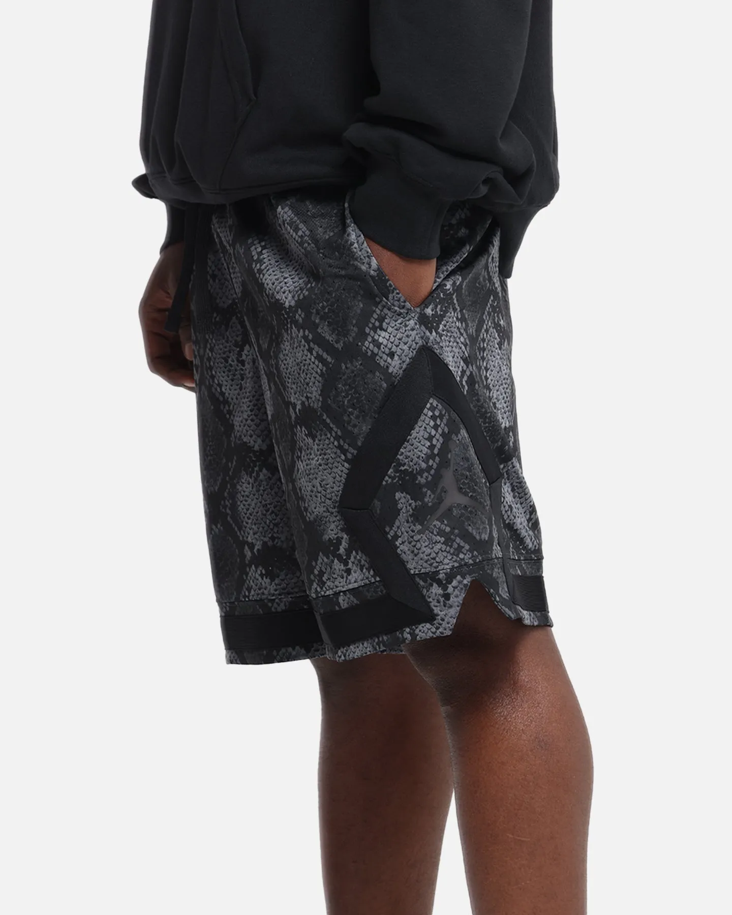 Jordan Jumpman Dri-FIT Sport Diamond Shorts Black/Black Sport Comfort Fit Sports Comfort