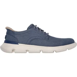 Skechers Mens Garza Clive Shoe Blue Lace Tie Cliff Edge