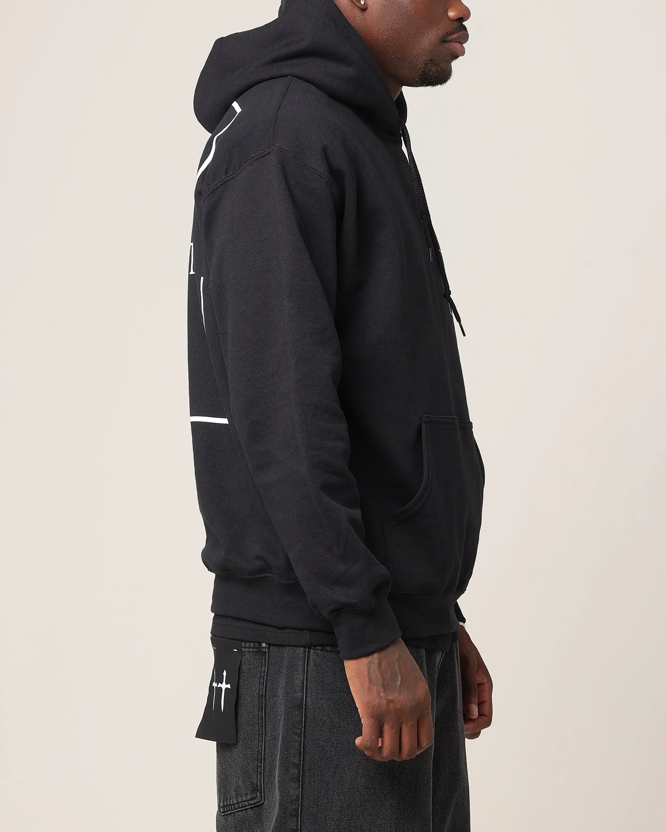 Saint Morta Division Hoodie Black Hiking Appropriate