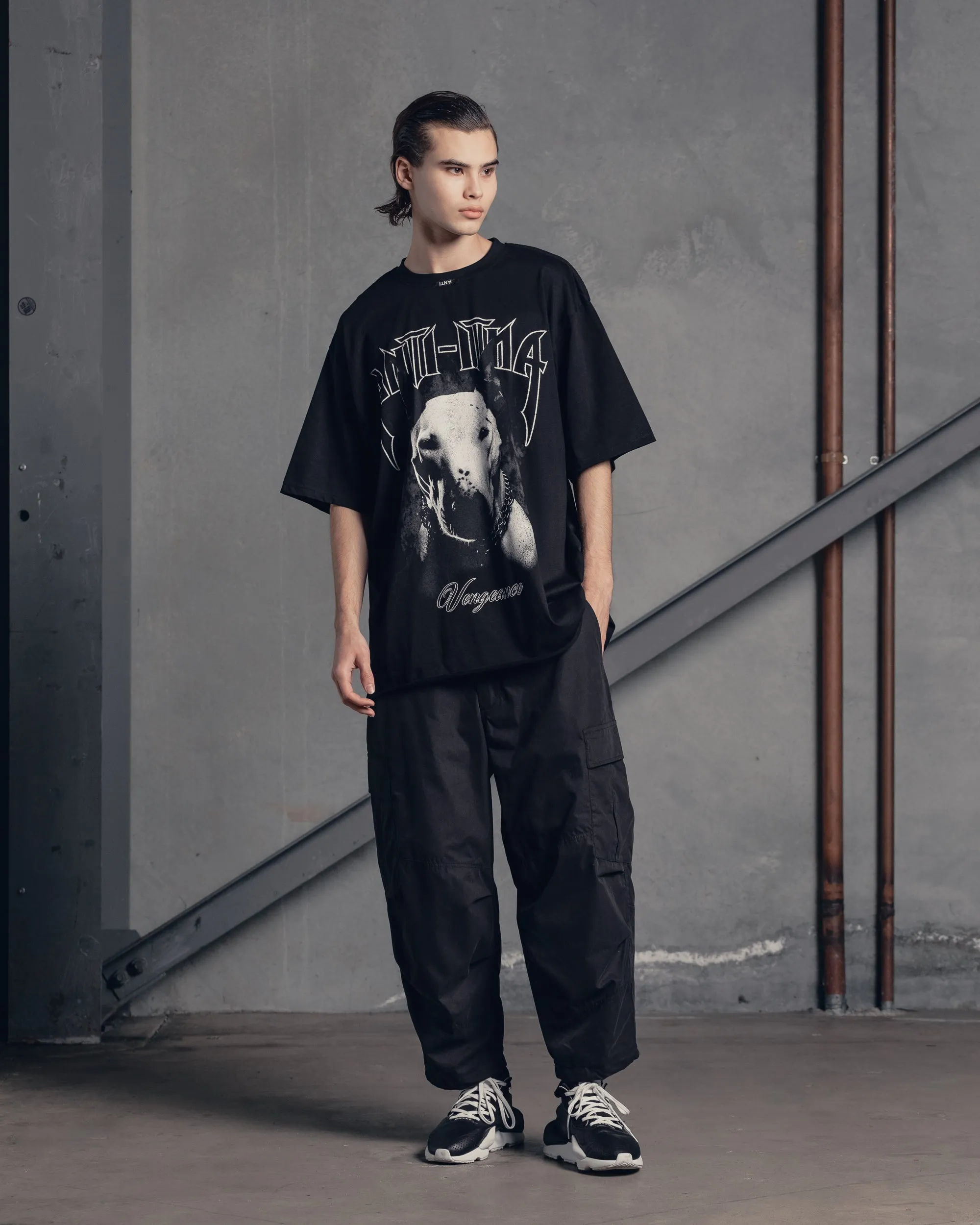 Low Environmental Impact The Anti Order Vengeance Baggy T-Shirt Black