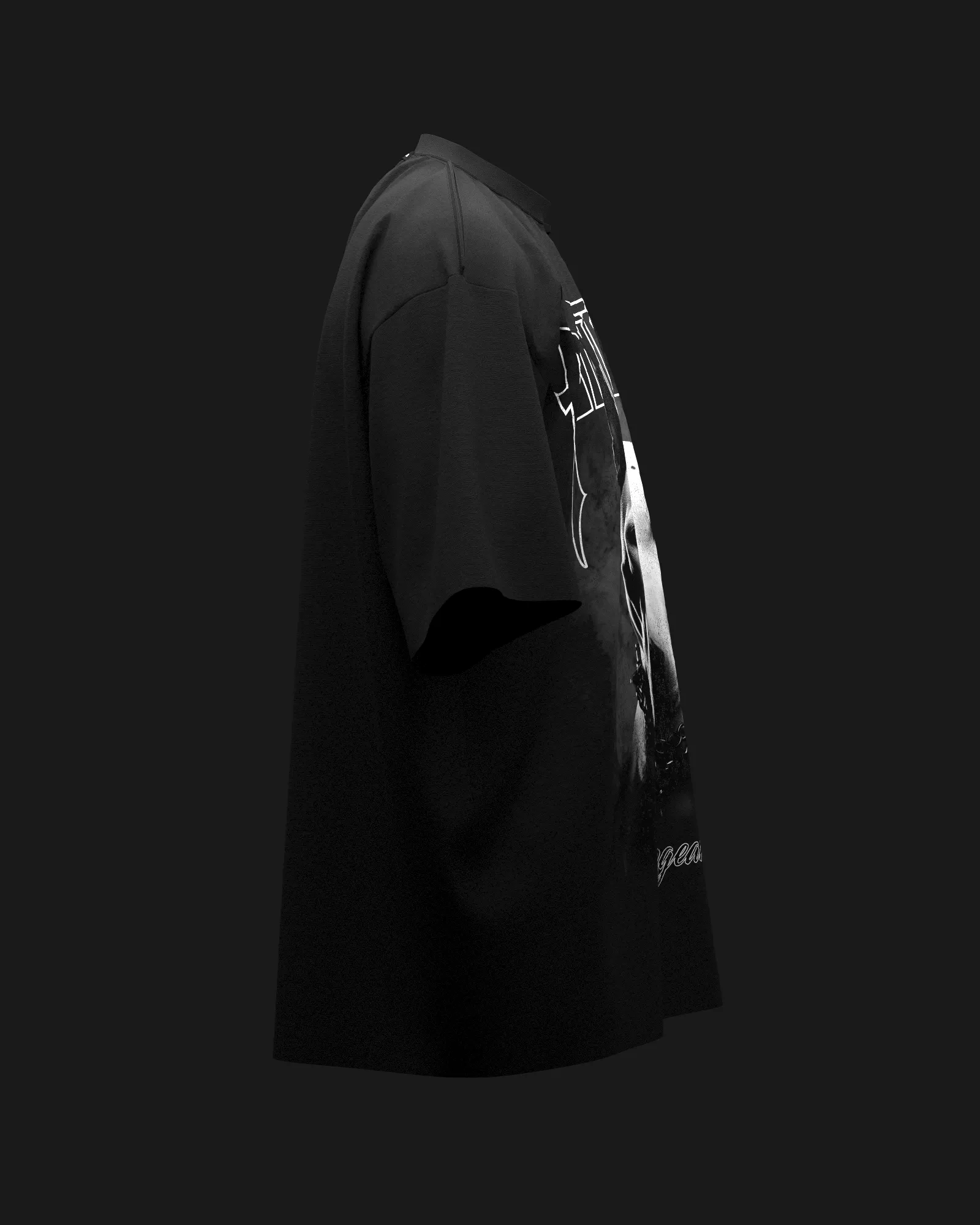 The Anti Order Vengeance Baggy T-Shirt Black Casual Fit Smart Casual Look